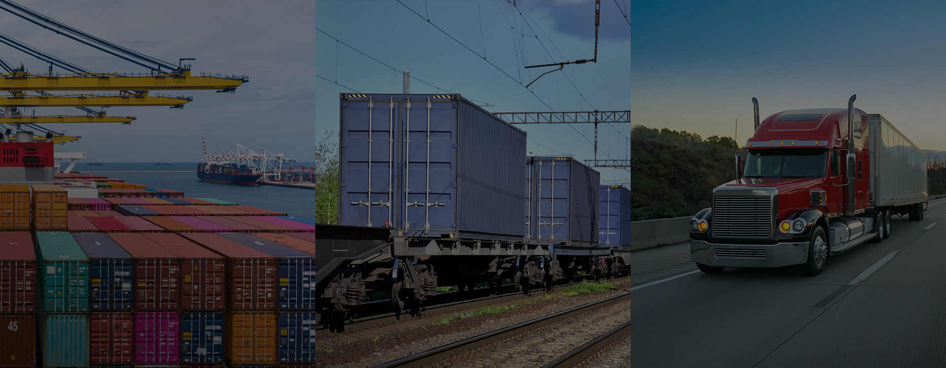 Logistics: Port, rail and trucking